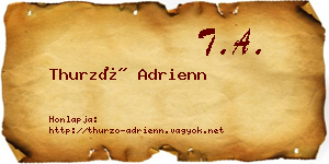 Thurzó Adrienn névjegykártya