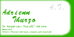 adrienn thurzo business card